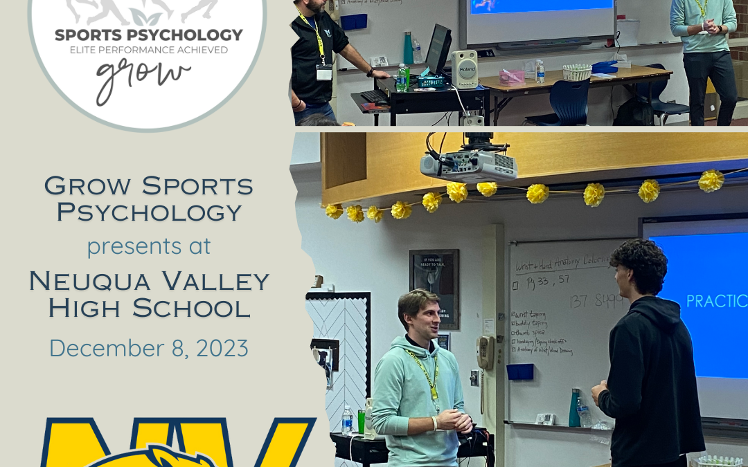 Grow Sports Psychology Team Members Eddie Perry and Dave Dennis Introduce Naperville Students to the Life-Changing Benefits of Sport Psychology, Both On and Off the Field